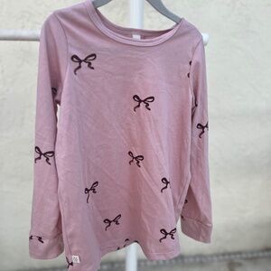 Childhoods clothing bow long sleeve